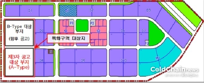 사업대상지(제3자 공고 대상).