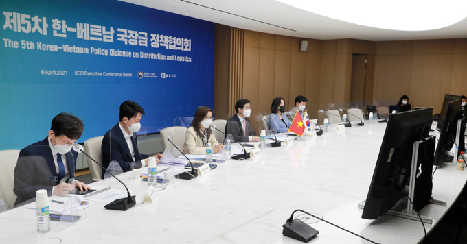 제5차 한-베트남 국장급 유통물류 정책협의회가 진행되고 있다.