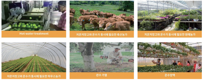 에버그린의 주요 온수사용처.