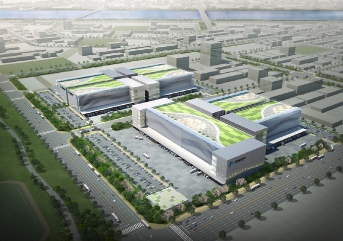 인천 신항 콜드체인 특화구역 조감도.