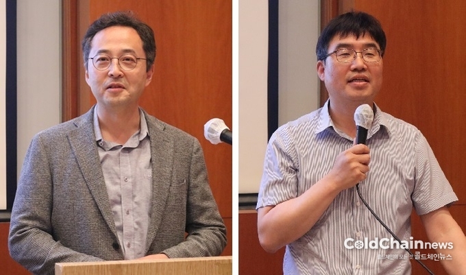 이윤빈 한국에너지기술평가원 효율향상PD, 임승빈 한국에너지기술평가원 수요관리실 실장(좌부터).