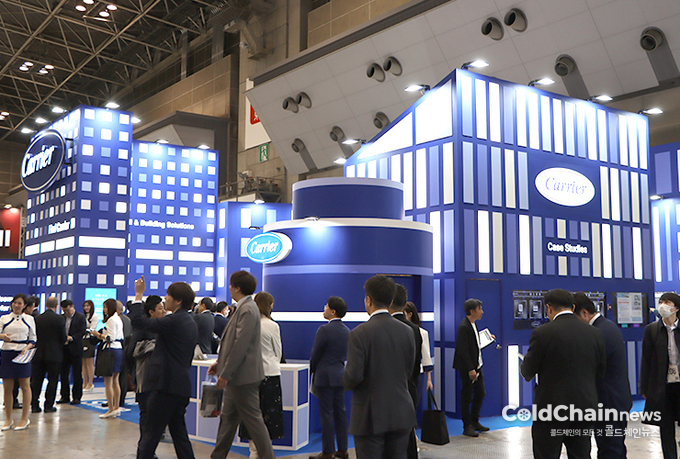 캐리어 재팬 부스 전경.