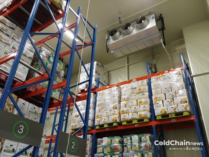 롯데신선품질혁신센터 저습저온저장고.