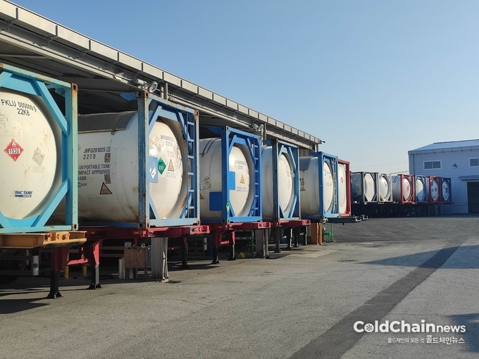 한강화학 칠곡공장 전경.